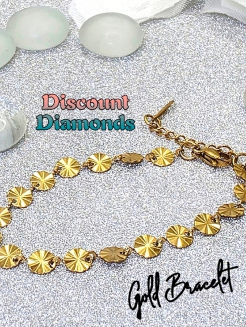 18K Yellow Gold Titanium Ripple Zodiak Sign Bracelet